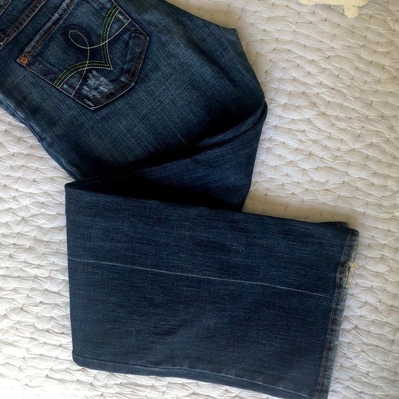 Plastic Brand ~ Flare Leg Jeans - Picture 5 of 14